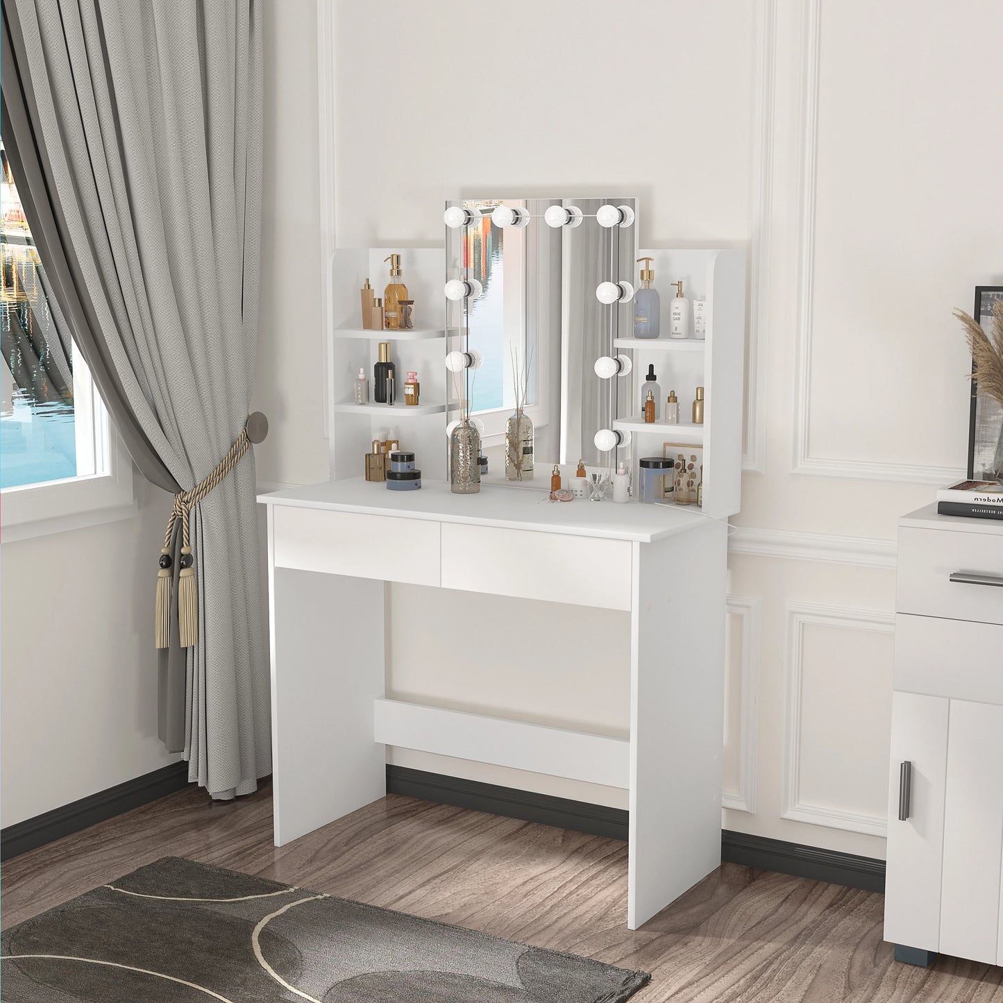Marie Make-up Table with LED Mirror