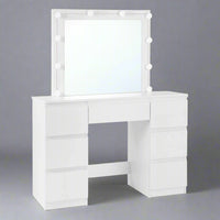 Aurelien Make-up Table with LED Mirror