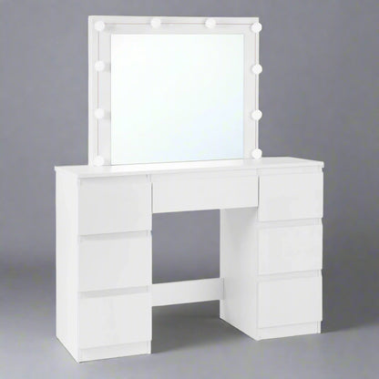 Aurelien Make-up Table with LED Mirror