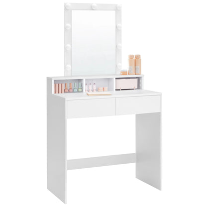Roza Black Make-up Table with LED Mirror